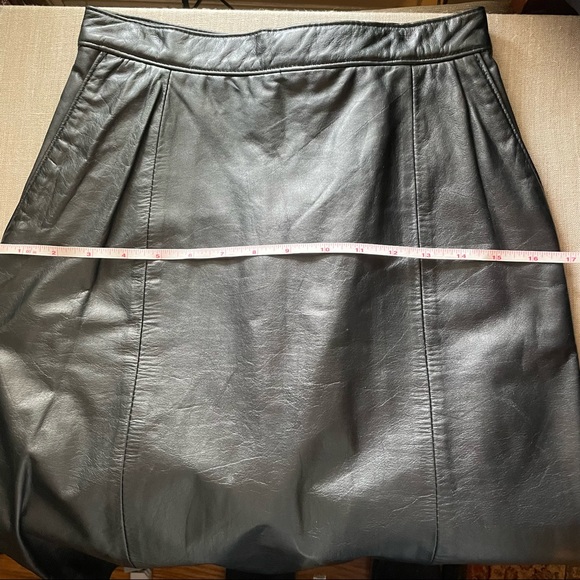 J. Percy for Marvin Richards Leather Skirt 8 (4) - Picture 8 of 11